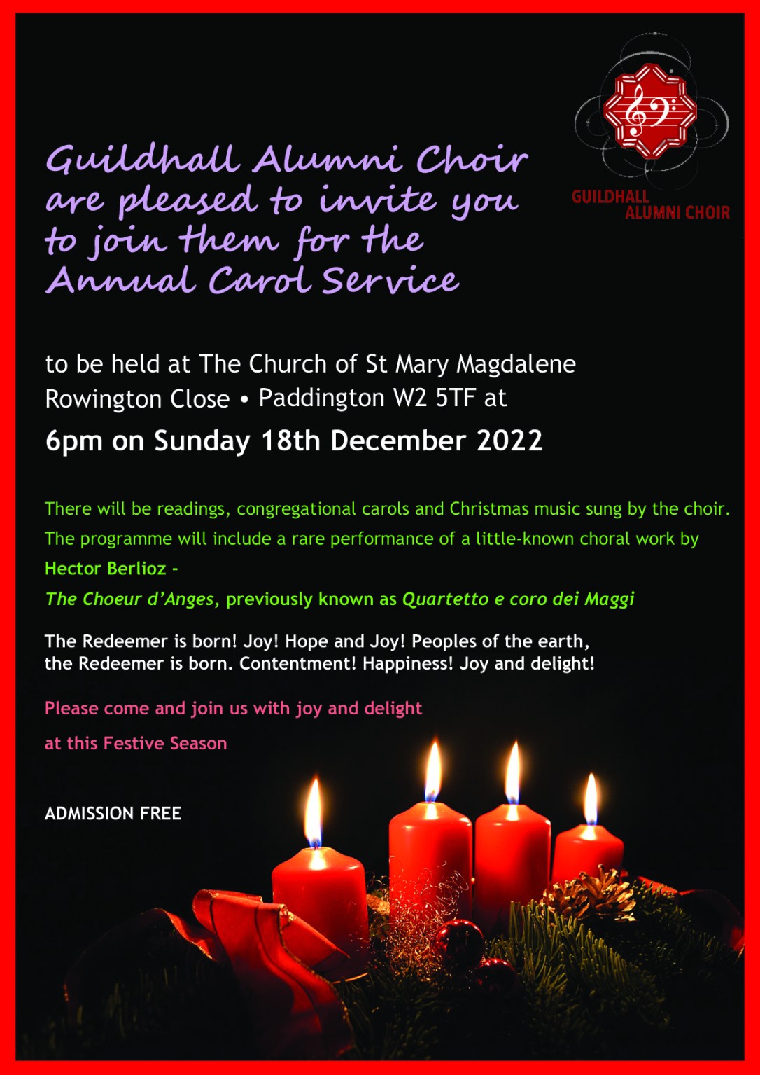 Guildhall leicester christmas carol